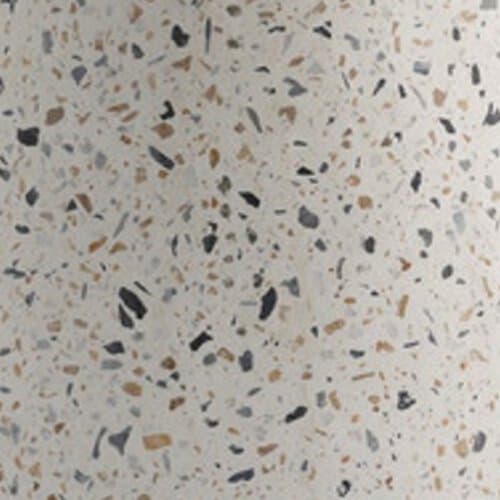 Hvid terrazzo