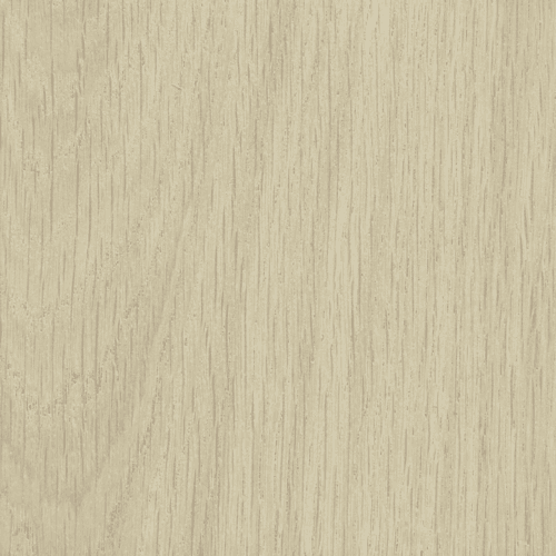 Veneered oak lacquered white pigmented